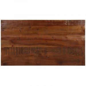 VidaXL Dessus De Table 110x70x2,5cm Rectangulaire Bois Massif Récupéré