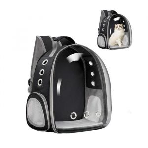 Hobby Tech Sac &Agrave; Dos De Transport Pour Chat Transparent/Noir