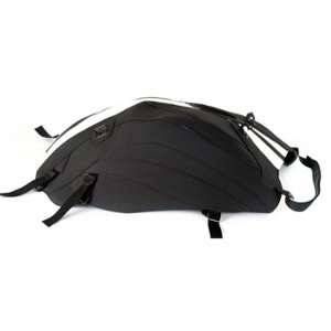Bagster Tapis de réservoir noir mat/bandes blanches (1501I) Triumph Rocket III