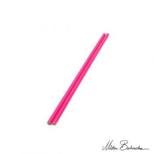 Baguettes pour Diabolo - Mister Babache - Devil 12 mm - Silicone - la paire Rose