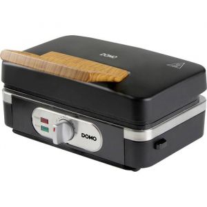 Domo Appareil 3-en-1 Croque &ndash; Grill &ndash; Gaufrier (1100 W), noir DO9278C
