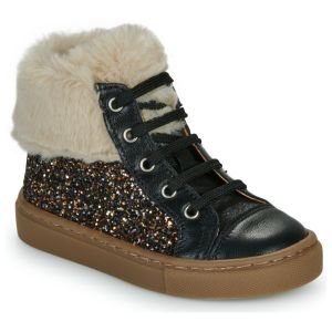 GBB Baskets montantes enfant DELICAT TWIST Noir - Taille 28,29,30,31,32,33,34