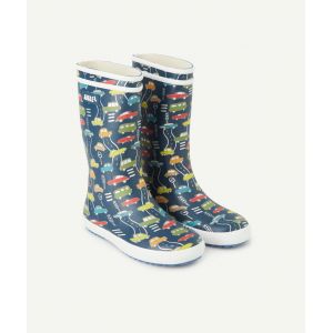 Aigle Bottes lolly pop gar&ccedil;on &agrave; motif voitures - 28 - Taille 28