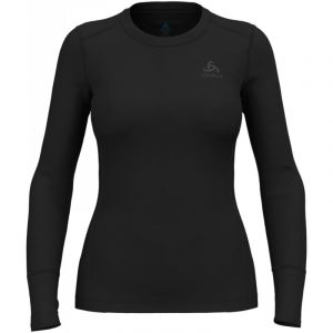 Image de Odlo Merino 200 Crew Neck LS - Sous-vtement mrinos femme Black M