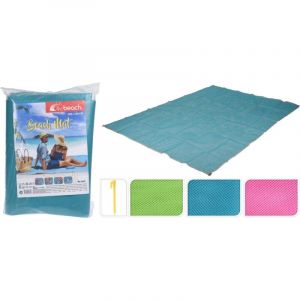 Pro Beach Tapis de plage sans sable 200x150cm (1 pi&egrave;ce) assorti