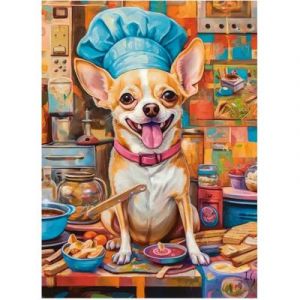 Image de Castorland Puzzle 70 pièces : chien Chef cuisiner