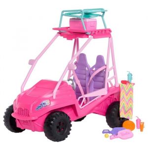 Mattel Coffret Les Myst&egrave;res de : D&eacute;tectives de Plage avec buggy et plus de 10 accessoires dont chaise de plage et serviette, JFV68
