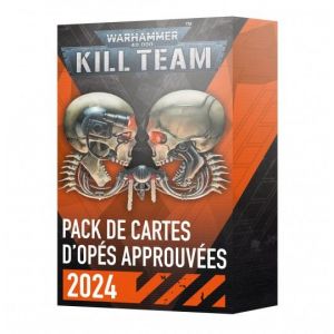 Games Workshop Jeux de société Warhammer 40k - Kill Team Cartes d'opes approuvees (Fr)
