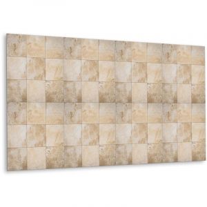 Tulup - Panneau mural en vinyle autocollant - Lambris pvc - 100 cm x 50 cm - Structure en pierre