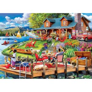 Master pieces Puzzle 550 pièces : Escapades à la campagne - La cabane isolée