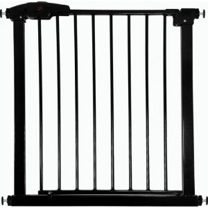 Barrière d'escalier pour enfants - Goliving - Fermeture Facile- Metal - 78 to 93 cm - Black