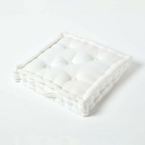 Coussin De Sol - Blanc - 50 X 50 Cm