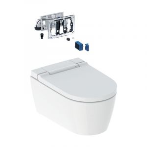 Geberit AquaClean Sela WC lavant suspendu avec TurboFlush, avec abattant WC, 146226011,