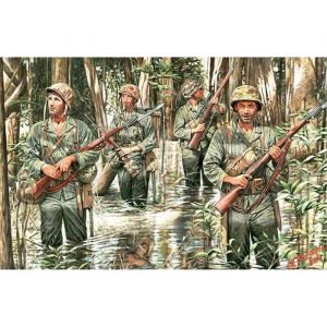 Master Box Figurines 2ème Guerre Mondiale : US Marines à Guadalcanal 1942