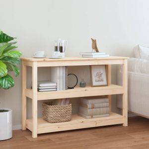 VidaXL Table console 110x40x74 cm Bois massif de pin