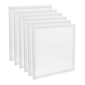 Image de Optonica Lot de 6 Dalles LED 40W 600x600 4800lm - Blanc Neutre