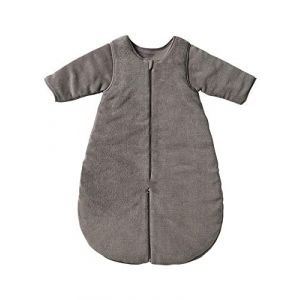 Vertbaudet Gigoteuse polaire microfibre, manches amovibles, spécial voyage taupe 0/6 M