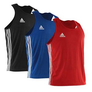 Adidas Débardeur de Boxe, pour Fitness, Gym, Exercices et entraînements, sans Manches, léger, matériau Extensible, Sports Actifs, Course à Pied, Coup de Poing