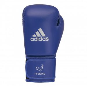 Adidas Gants de Boxe Anglaise AIBA Bleu - 12 oz