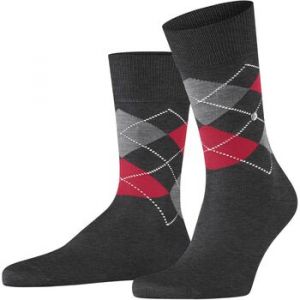 Burlington Manchester M SO coton motif fantaisie 1 paire, Chaussettes Homme, Gris (Anthracite Melange 3096) nouveau - écologique, 40-46