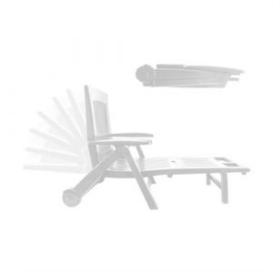 Chaise longue IPAE Progarden Zircone Pliable Avec des roues polypropylène 72 195 101