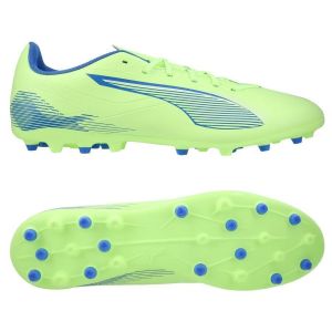 Puma Mixte Ultra 5 Play MG Soccer Shoe, Fizzy Apple White-Bluemazing, 39 EU