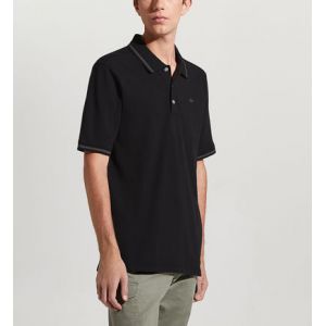 DOCKERS Polo slim Original coton piqué Noir - Couleur Noir - Taille L