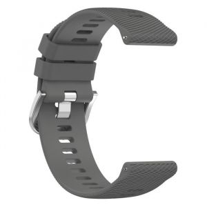 Bracelet de montre - INF - Forerunner 265/255/Venu 2/Vivoactive 4 - Silicone - 22 mm - Gris foncé