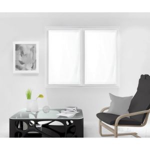 Soleil d'Ocre Paire de brise bise 60x160 cm DOLLY blanc par Soleil dOcre