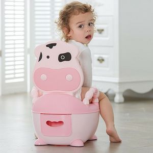 Ataa - Pot pour bébé Petite Vache: Rose - Rose