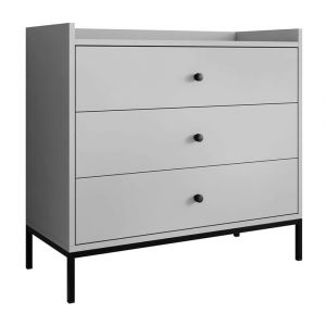 Filipo - commode - gris - 80 cm - Gris