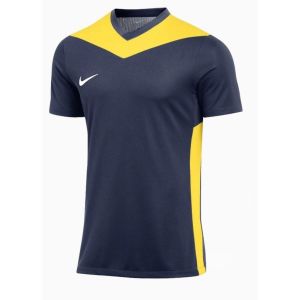 Nike M NK DF Prk Drb Iv JSY SS Haut à Manches Courtes, Bleu Nuit/Jaune Tour/Blanc, s Homme