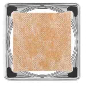 Kerdi-drain, Kit grille/cadre Design 4, support &agrave; carreler - Longueur: 10 cm - Largeur: 10 cm - Acier inoxydable - Coloris : Acier inoxydable bross&eacute; - SANS rallonge de cadre - Sans siphon