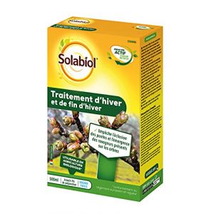 Solabiol SOHIV500N SOHIV500N | Traitement Fin d'hiver | Etui 500mL | Emp&ecirc;che l&rsquo;&eacute;closion des Pontes et l&rsquo;&eacute;mergence des ravageurs pr&eacute;sents sur Les Arbres, Puissant