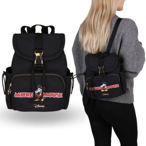 Sac à dos Disney Mickey Mouse NOIR pour femmes petit sac à dos de ville pour JEUNES POUR LES VOYAGES