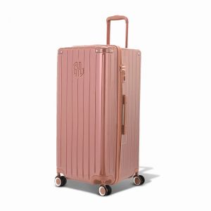 Valise Trunk XL Rigide Intemporelle, Rose Gold