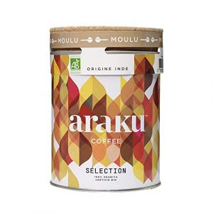 Araku Coffee Café moulu sélection en boite de 200 g