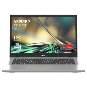 Acer PC portable Aspire A314-42P-R05X WUXGA 14" AMD RYZEN 7 5700U RAM 16 Go DDR4 SSD 512 Go AMD RADEON GRAPHICS