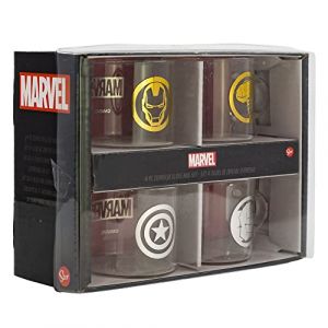 Image de Stor MARVEL - Mug SET EXPRESSO en verre - Mug AVENGERS - tasse de thé - tasse à café