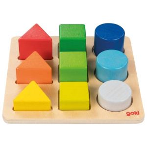 Goki Puzzle Formes et couleurs 9 pièces