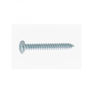 VisWood Vis à tôle tête cylindrique large à empreinte pozidriv - acier zingué 38 mm pozidriv (z) acier zingué blanc 5.5 mm tête large, tête cylindrique (c) as