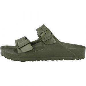 Birkenstock Arizona EVA - Sandales taille 39 - Schmal, vert olive