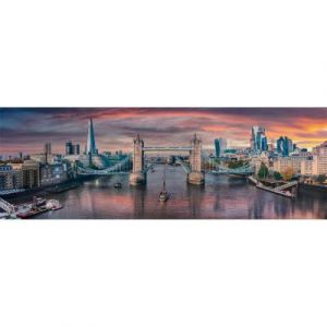 Clementoni Puzzle Panorama 1000 pièces : Au-delà de la rivière