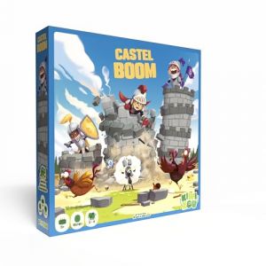 Blackrock games Castel Boom - Jeu de Société Enfant | Mémoire & Dextérité | 2 à 4 Joueurs | Construisez Un château | Dès 5 Ans | Kiwizou |