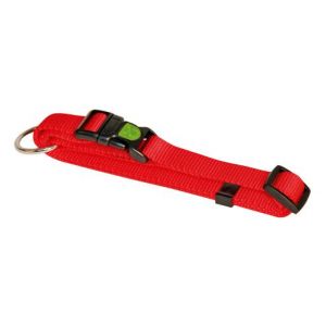 Image de Kerbl Collier nylon pour Chien Miami - Collier Chien Solide - Couleurs: Rouge - Combinaison Largeur et Taille: Largeur - 20 mm, Taille - 40 - 55 cm