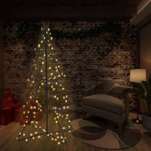 Image de VidaXL Arbre de Noël cône 240 LED d'intérieur/d'extérieur 115x150 cm