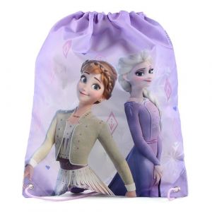 Sac cordon LA REINE DES NEIGES violet