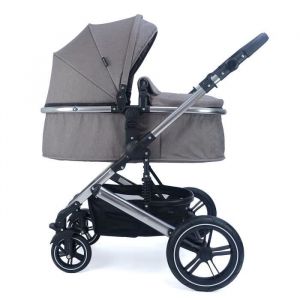 Poussette combinée Pixini NEYLA - Jusqu'à 15Kg - chrome / marron mélangé