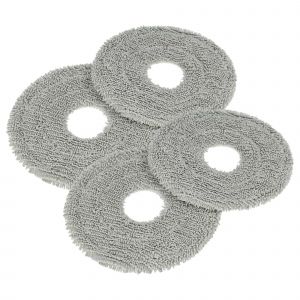 Vhbw 4x compatible avec Mova E30 Ultra aspirateur robot - Lingettes tampon - 4x housse de nettoyage