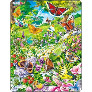 Larsen Puzzle Cadre - Les Papillons